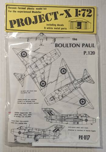 PROJECT X 1/72 PX-017 BOULTON PAUL P.120