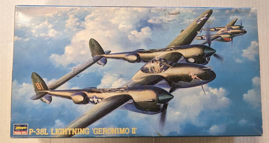 HASEGAWA 1/48 JT2 P-38L LIGHTNING GERONIMO II
