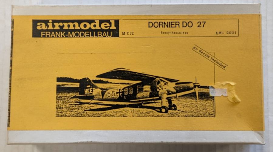 AIRMODEL 1/72 2001 DORNIER DO 27 
