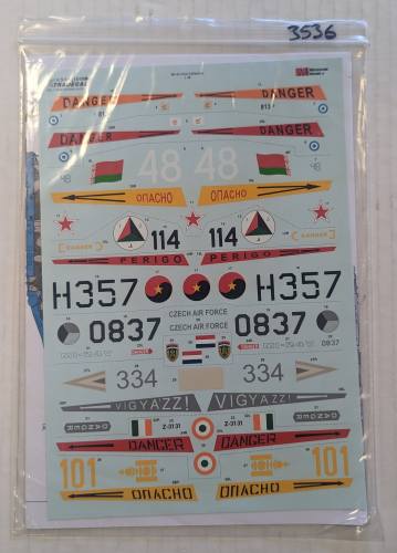 XTRADECAL 1/48 3536. 48218 MIL MI-24 HIND COLLECTION