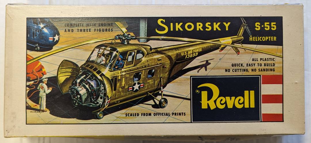 REVELL  H214 SIKORSKY S-55 HELICOPTER  reissue 