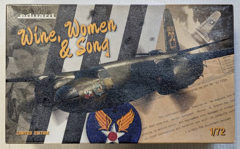 EDUARD 1/72 2129 B-26B/C MARAUDER IN ETO   MTO WINE  WOMEN   SONG