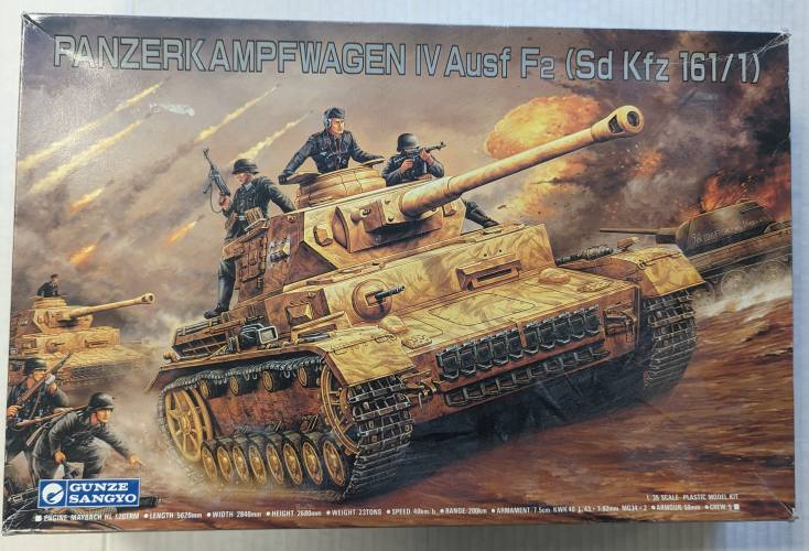 GUNZE SANGYO 1/35 774 PANZER IV F2 