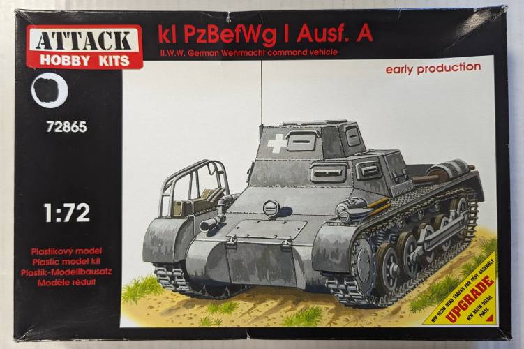 ATTACK 1/72 72865 KL PZBEFWG I AUSF A
