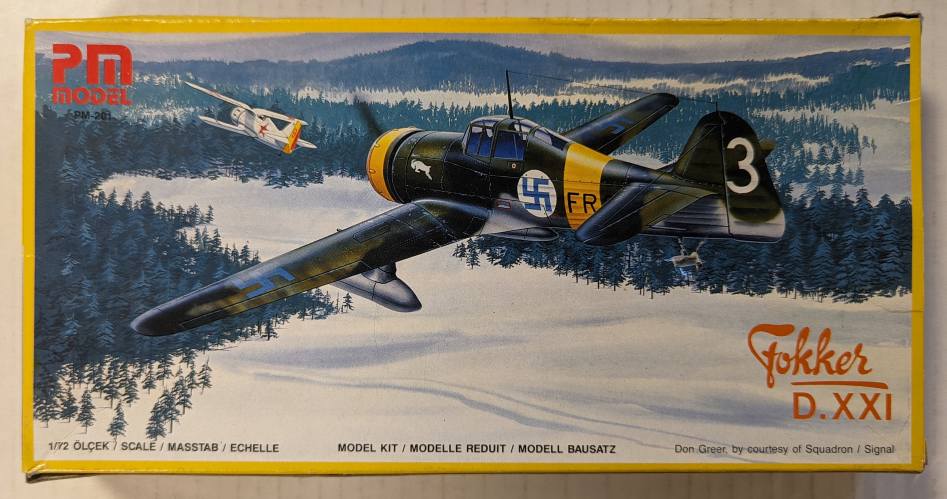 PM 1/72 201 FOKKER D.XXI