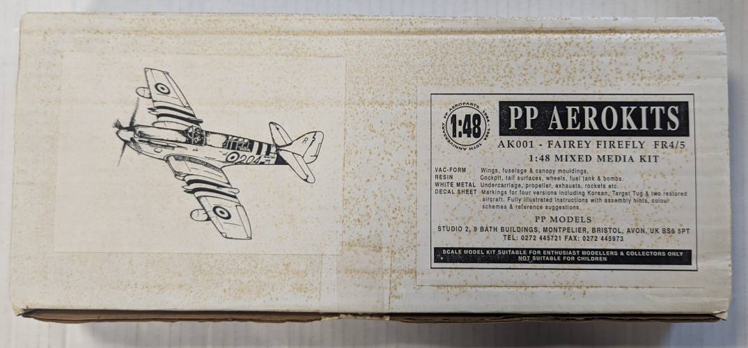 PP AEROKITS 1/48 AK001 FAIREY FIREFLY FR4/5