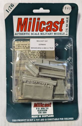MILICAST  1/76 G41 GERMAN MERCEDES BENZ LG 3000 G.S. TRUCK