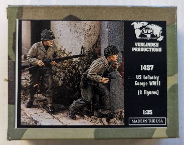 VERLINDEN PRODUCTIONS 1/35 1437 US INFANTRY EUROPE WWII 