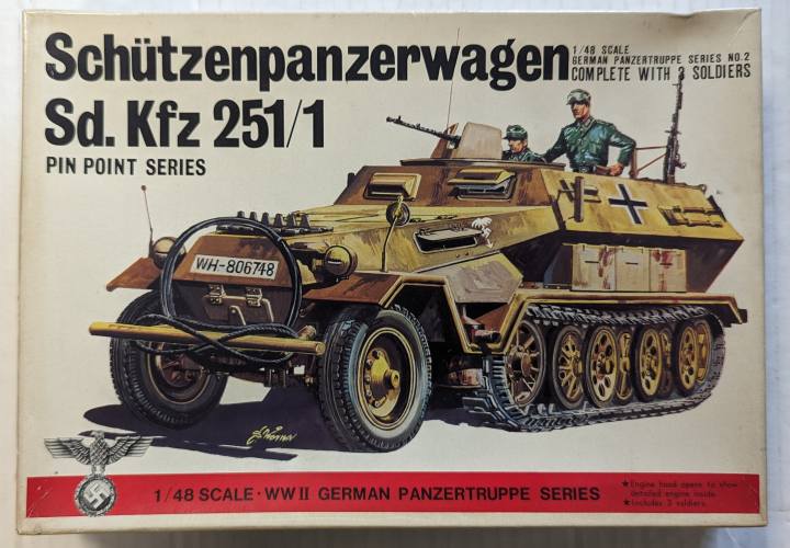 BANDAI 1/48 8222 SCHUTZENPANZERWAGEN SD. KFZ 251/1