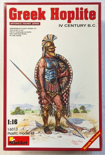 MINIART 1/16 16013 GREEK HOPLITE IV CENTURY B.C.