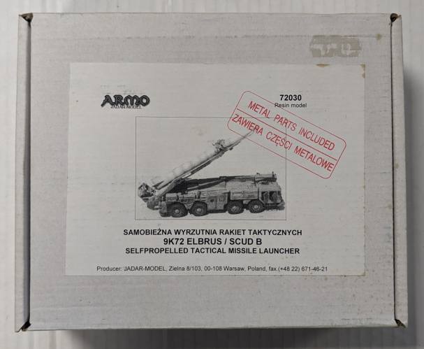 JADAR MODEL 1/72 72030 SCUD B