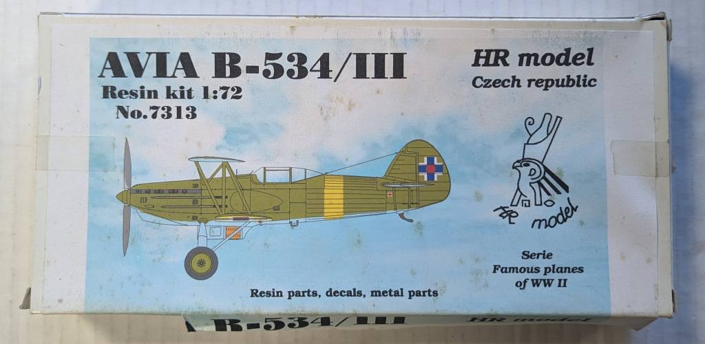 HR MODEL 1/72 7313 AVIA B-534/III