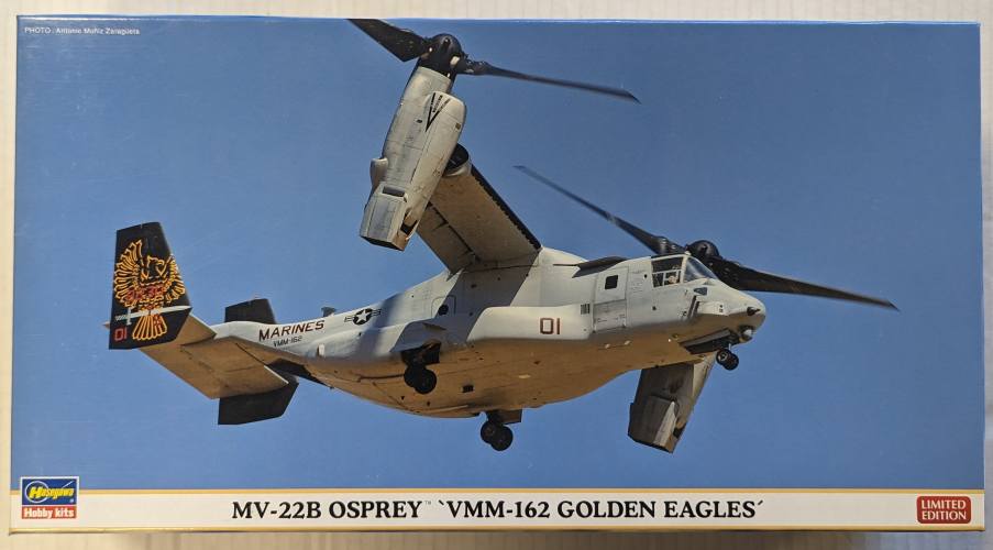 HASEGAWA 1/72 02093 MV-22B OSPREY VMM-162 GOLDEN EAGLES