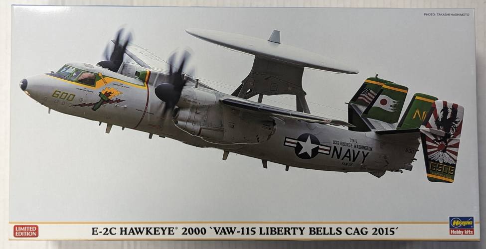 HASEGAWA 1/72 02164 E-2C HAWKEYE 2000 VAW-115 LIBERTY BELLS CAG 2015