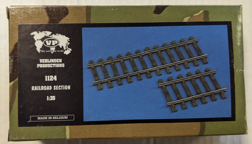 VERLINDEN PRODUCTIONS 1/35 1124 RAILROAD SECTION