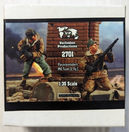 VERLINDEN PRODUCTIONS 1/35 2701 PANZERGRENADIERS MG TEAM