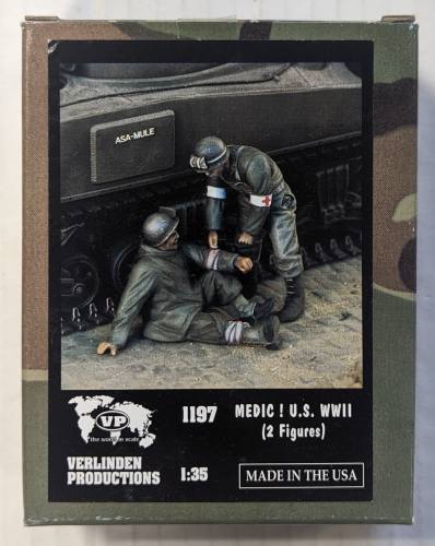 VERLINDEN PRODUCTIONS 1/35 1197 MEDIC U.S. WWII 
