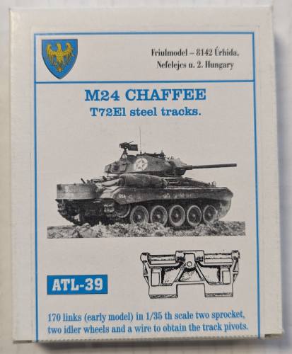 FRIULMODEL 1/35 ATL-39 M24 CHAFFEE T72E1 STEEL TRACKS