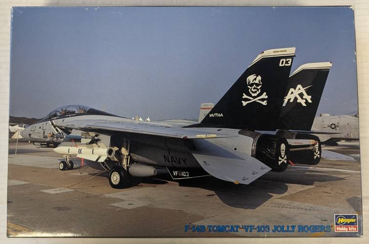 HASEGAWA 1/72 K136 F-14B TOMCAT VF-103 JOLLY ROGERS