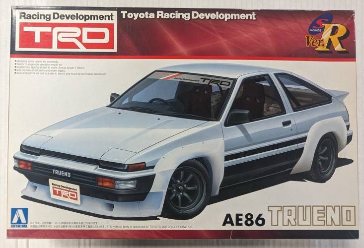AOSHIMA 1/24 006337 TOYOTA AE86 TRUENO