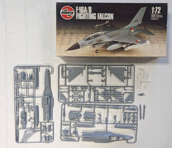 KINGKIT MODEL SCRAPYARD 1/72 AIRFIX 04025 F-16A/B FIGHTING FALCON  NO INSTRUCTIONS OR DECALS 