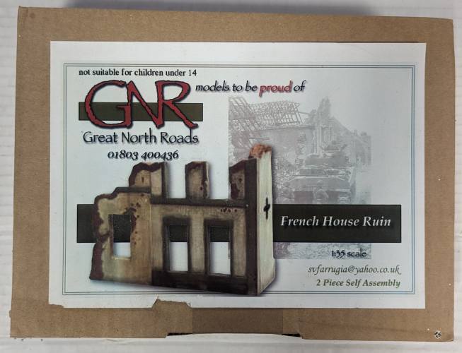 GREAT NORTH ROADS 1/35 FRENCH HOUSE RUIN