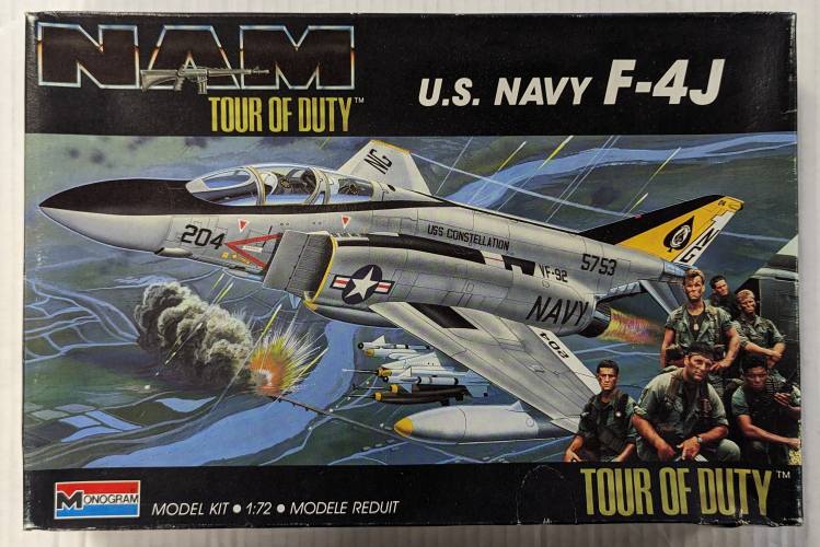 MONOGRAM 1/72 5452 F-4J US NAVY NAM