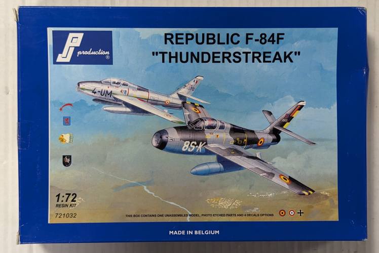 PJ PRODUCTIONS 1/72 721032 REPUBLIC F-84F THUNDERSTREAK