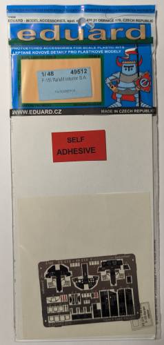 EDUARD 1/48 49512 F-15L RAAM INTERIOR S.A.