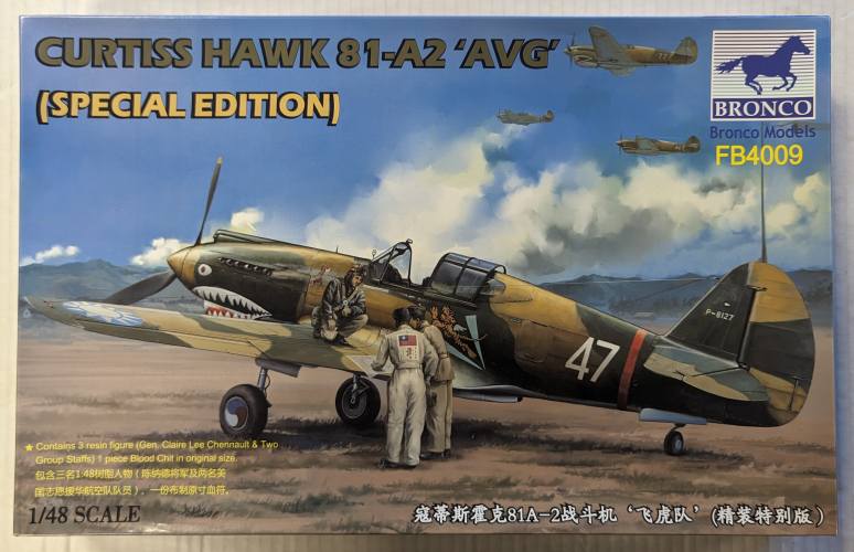BRONCO 1/48 4009 CURTISS HAWK 81-A2 AVG