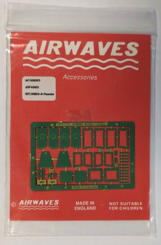 AIRWAVES 1/48 48063 BF109E3-8 PANELS