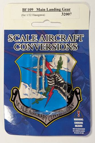 SCALE AIRCRAFT CONVERSIONS  1/32 32007 BF109 MAIN LANDING GEAR