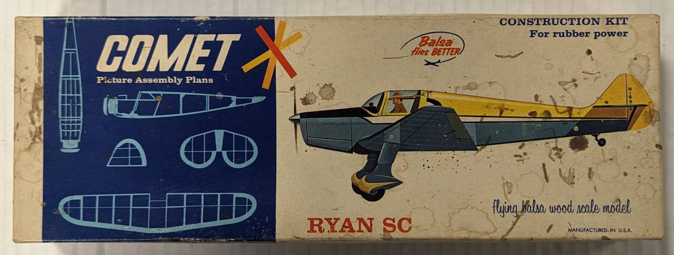 COMET  3103 RYAN SC flying balsa model