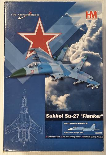 HOBBYMASTER 1/72 6003 SUKHOI SU-27 FLANKER