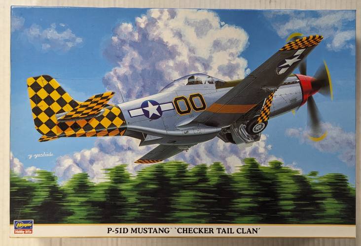 HASEGAWA 1/32 08141 P-51D MUSTANG CHECKER TAIL CLAN