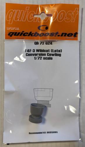 QUICKBOOST.NET 1/72 72024 F4F-3 WILDCAT LATE CONVERSION COWLING