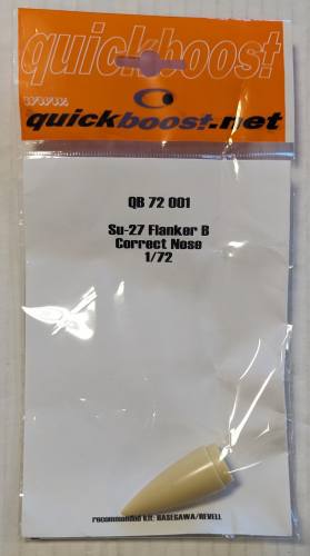 QUICKBOOST.NET 1/72 72001 SU-27 FLANKER B CORRECT NOSE