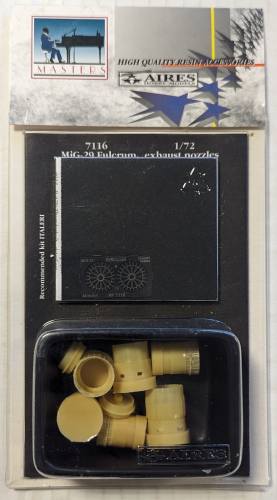 AIRES HOBBY MODELS 1/72 7116 MIG-29 FULCRUM EXHAUST NOZZLES 