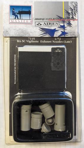 AIRES HOBBY MODELS 1/72 7145 RA-5C VIGILANTE EXHAUST NOZZLES LATE