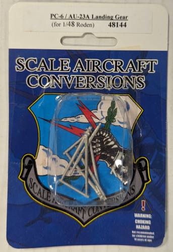SCALE AIRCRAFT CONVERSIONS  1/48 48144 PC-6 / AU-23A LANDING GEAR 