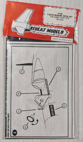 REHEAT MODELS 1/48 088 P.36/H75 MOHAWK DETAIL SET