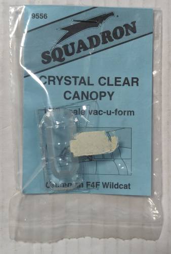 SQUADRON PRODUCTS  1/48 9556 GRUMMAN F4F WILDCAT CANOPY