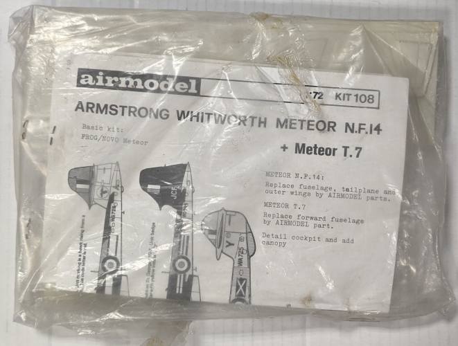 AIRMODEL 1/72 108 ARMSTRONG WHITWORTH METEOR N.F.14   METEOR T.7 conversion