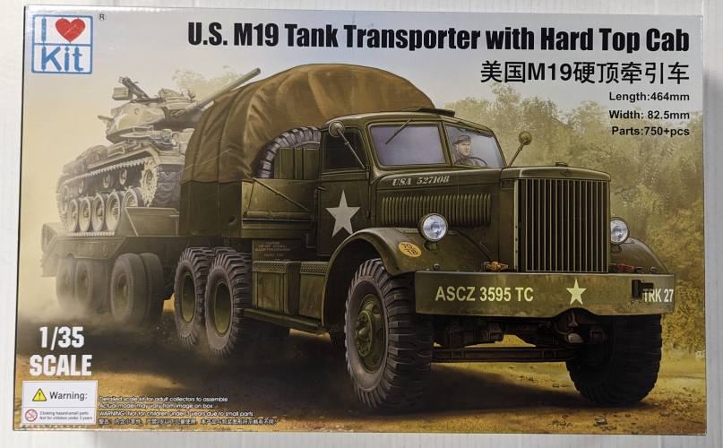 I LOVE KIT 1/35 63501 U.S. M19 TANK TRANSPORTER WITH HARD TOP CAB