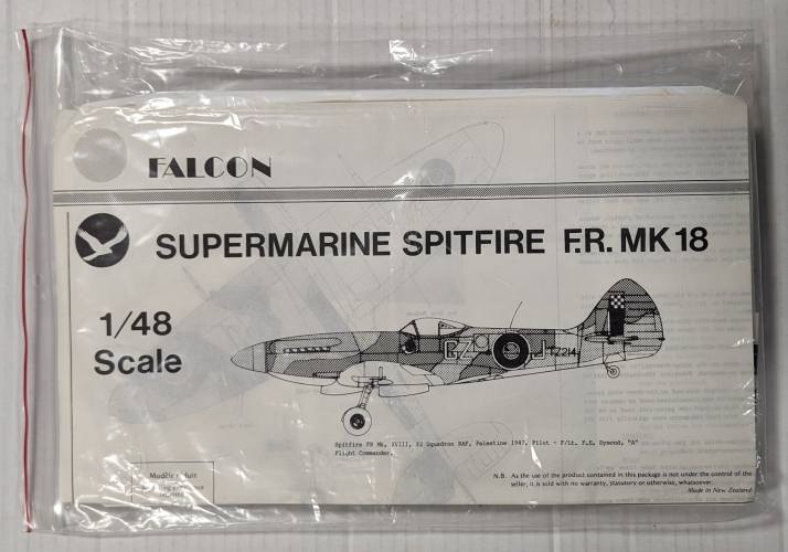 FALCON 1/48 SUPERMARINE SPITFIRE F.R.MK 18