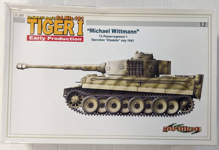 CYBER-HOBBYCOM 1/35 6350 TIGER I EARLY PRODUCTION MICHAEL WITTMANN