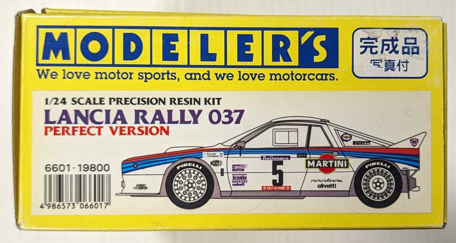 MODELERS 1/24 LANCIA RALLY 037 MODELERS 1/24 LANCIA RALLY 037