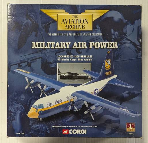 CORGI 1/144 48402 LOCKHEED KC-130F HERCULES US MARINE CORPS BLUE ANGELS