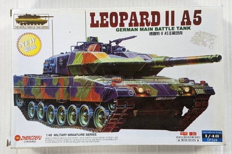 ZHENGDEFU 1/48 DF524 GERMAN MAIN BATTLE TANK LEOPARD II A5