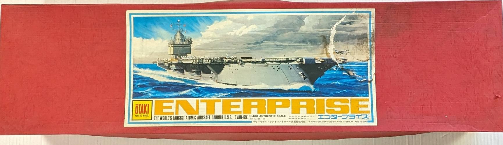 OTAKI 1/400 USS ENTERPRISE CVAN-65  UK SALE ONLY 